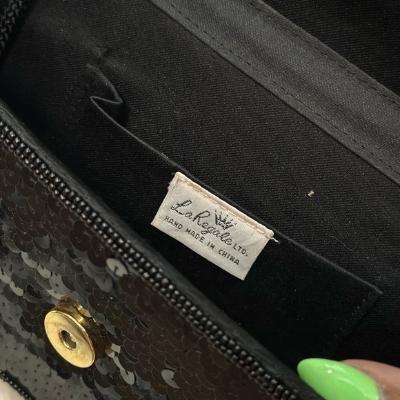 vintage sequin clutch La Regale Ltd - Picture 4 of 4